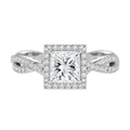 Braid - Princess - Platinum - Pavé