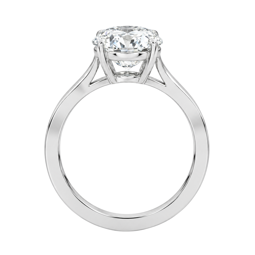 Wreath - Pear - White Gold - Channel