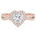 Braid - Heart - Rose Gold - Channel