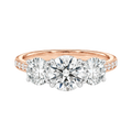 Trinity - Round - Rose/White Tone - Channel