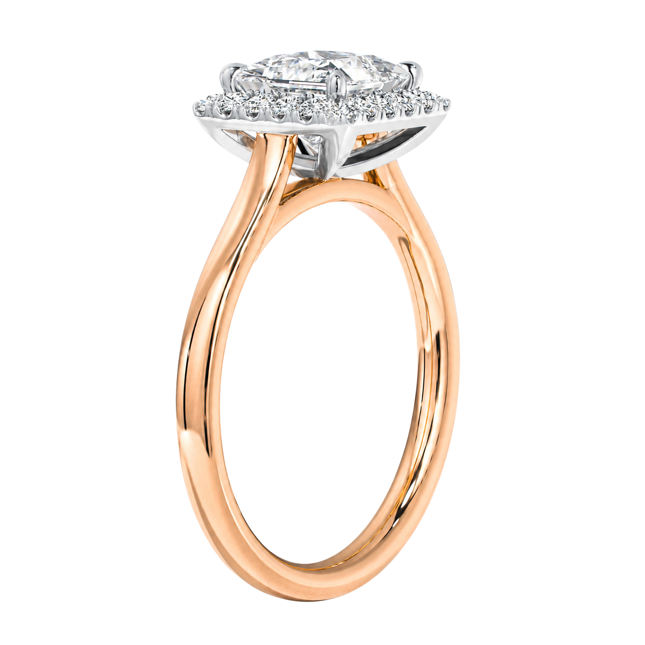 Cordelia - Princess - Rose / White Tone - Plain