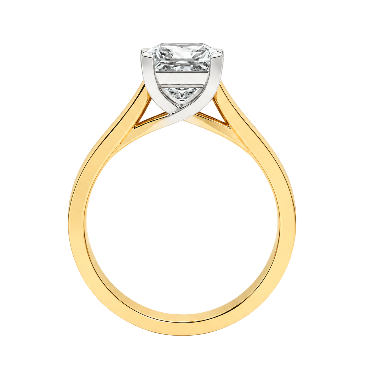 Basilica - Asscher - Yellow/White Tone - Channel