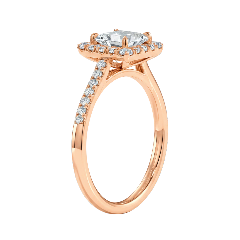 Cordelia - Radiant - Rose Gold - Plain