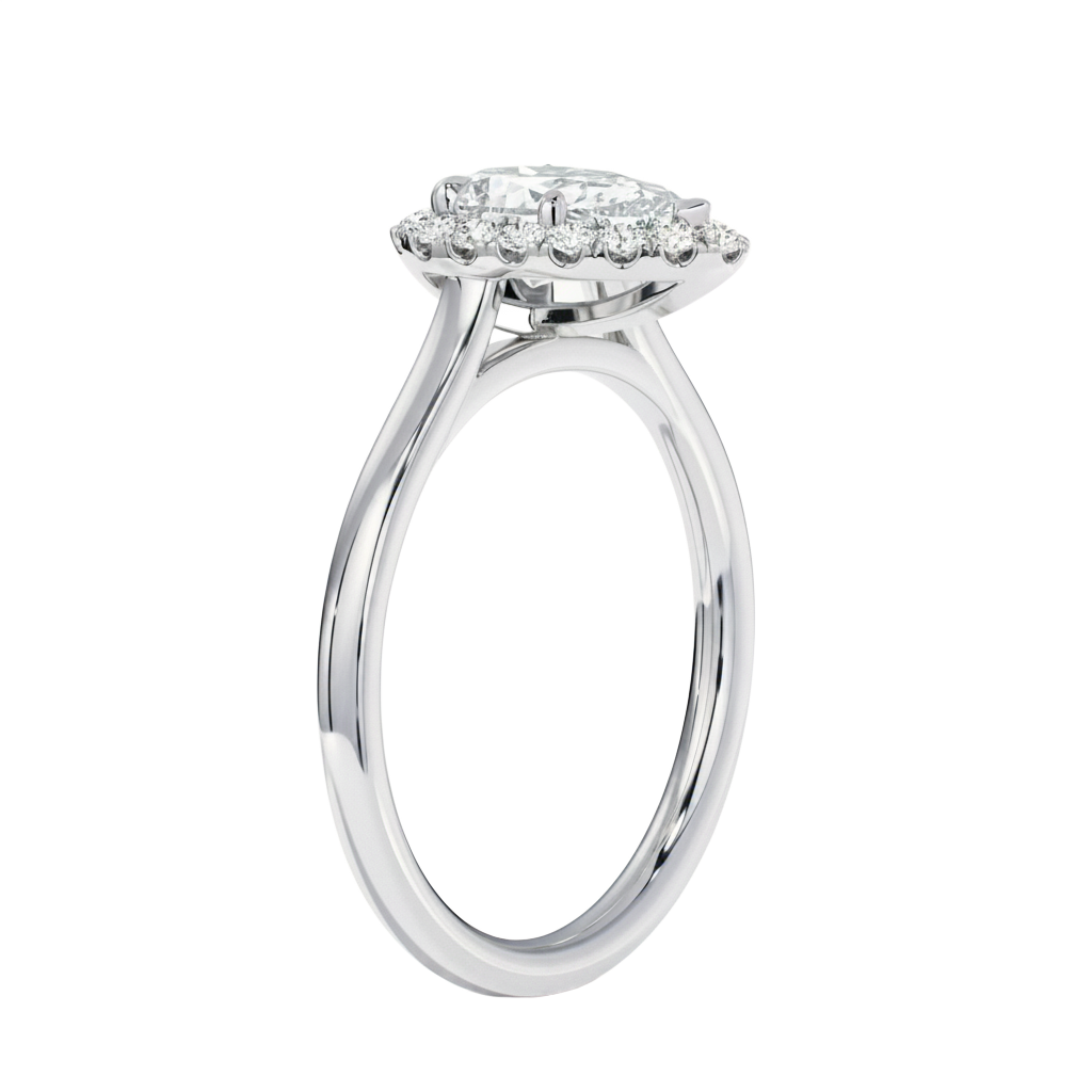 Cordelia - Pear - Platinum - Plain