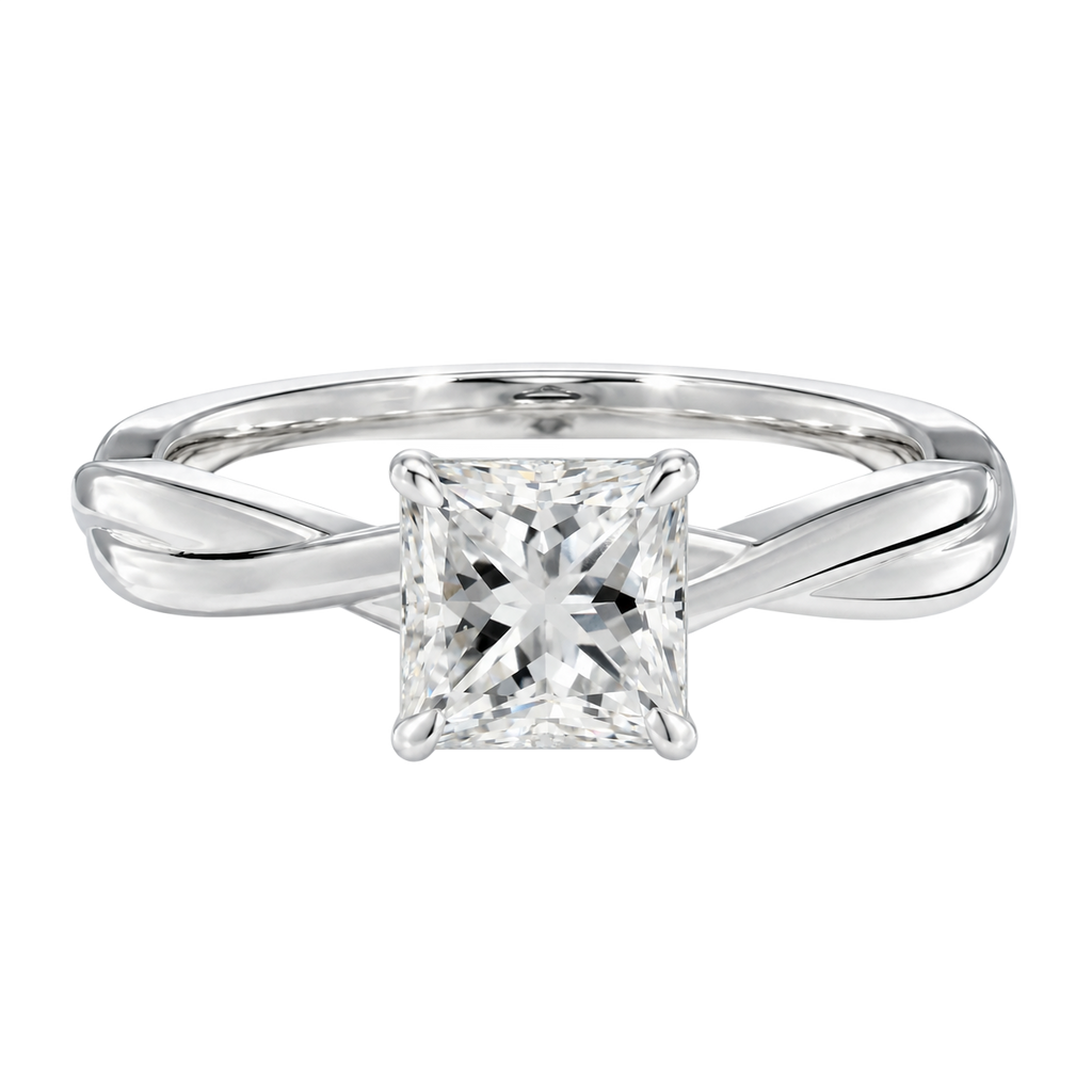 Wreath - Princess - Platinum - Plain