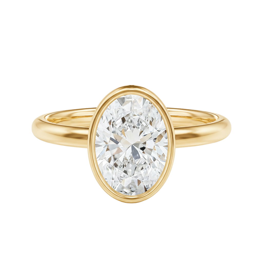 Bailey - Oval - Yellow Gold - Plain