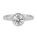 Bailey - Round - Platinum - Channel