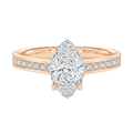Basilica - Marquise - Rose Gold - Channel