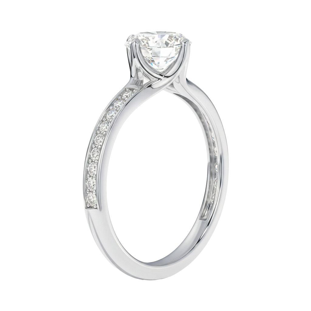 Lumiere - Radiant - White Gold - Channel