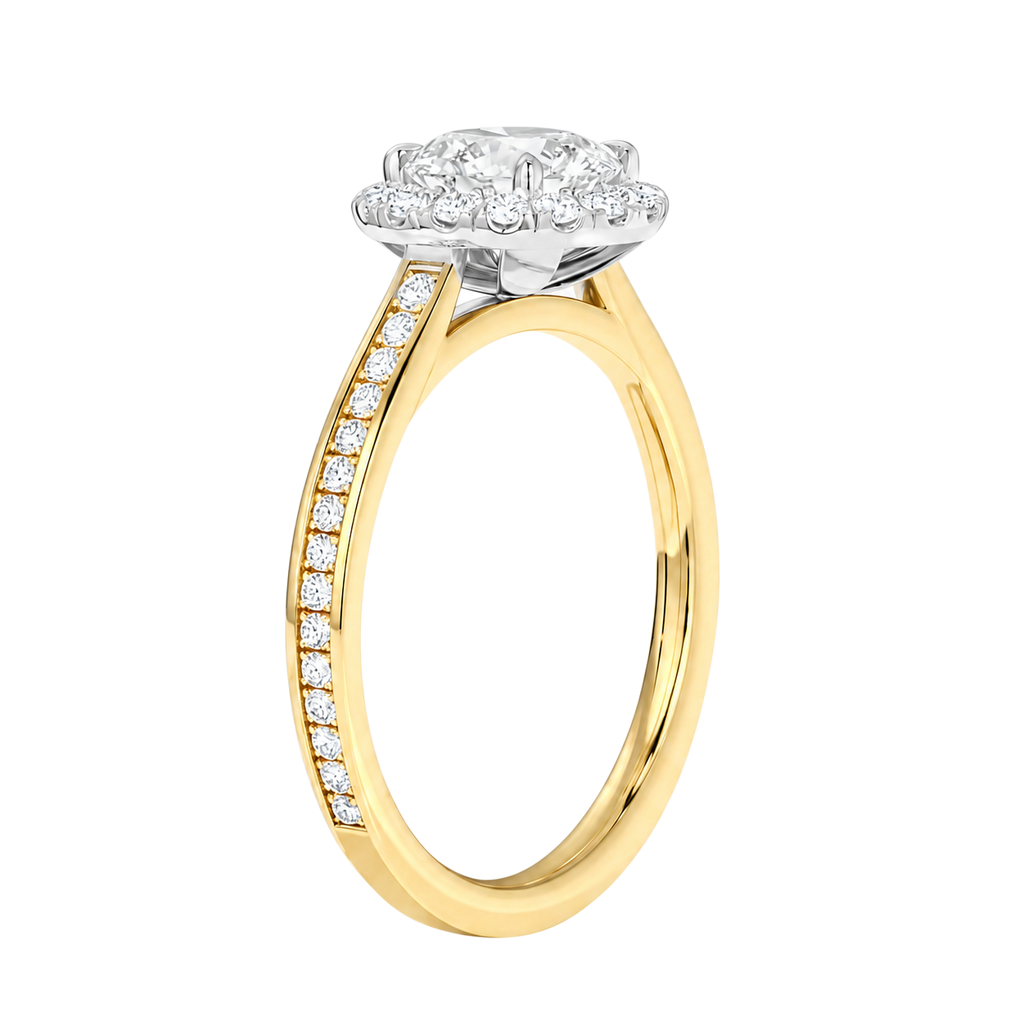 Cordelia - Round - Yellow / White Tone - Channel