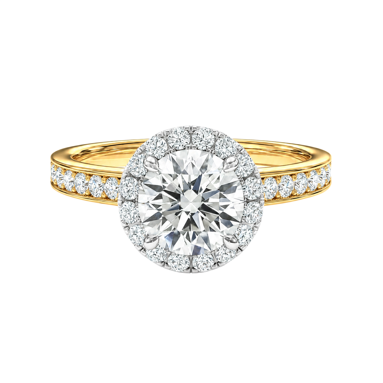 Cordelia - Round - Yellow / White Tone - Channel