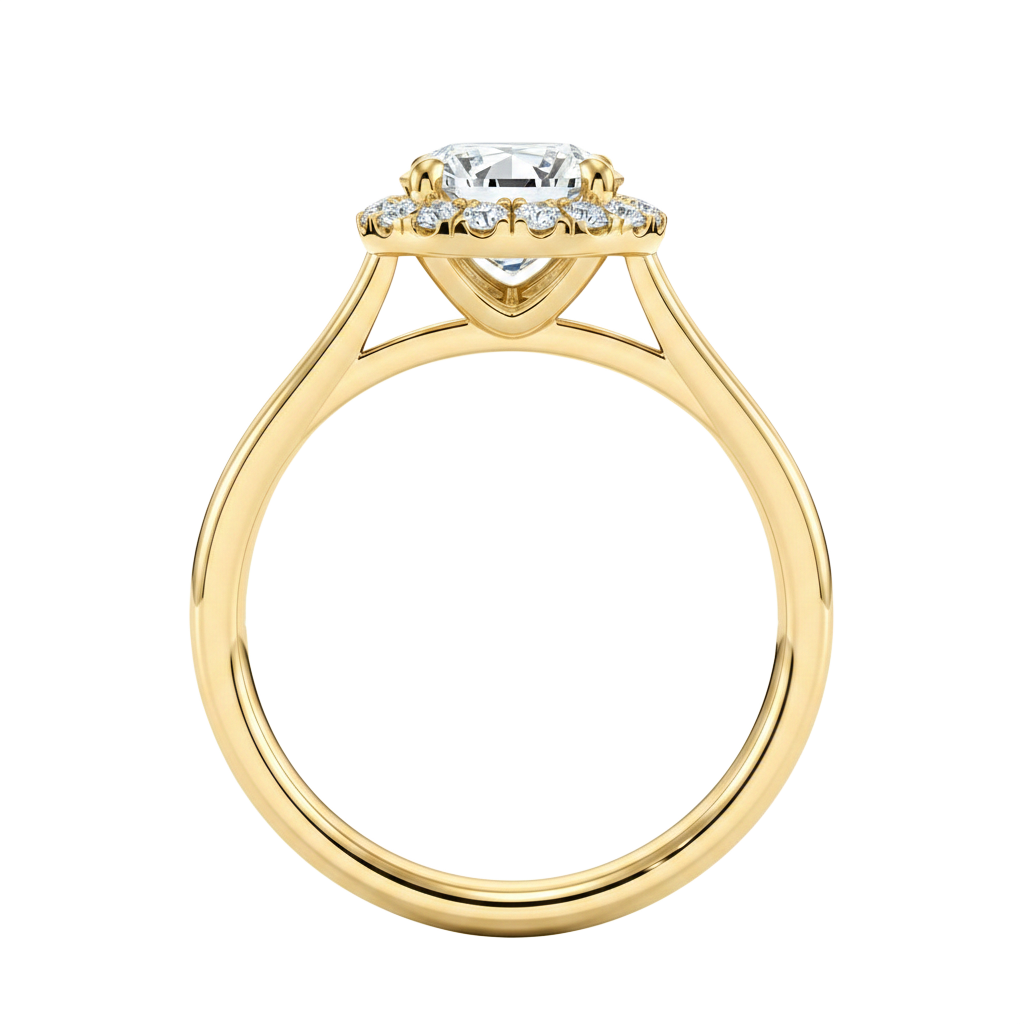 Cordelia - Heart - Yellow Gold - Plain