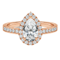 Cordelia - Pear - Rose Gold - Channel