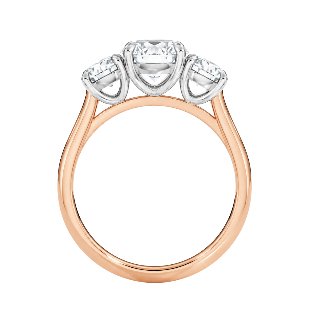 Elysium - Round - Rose/White Tone - Plain