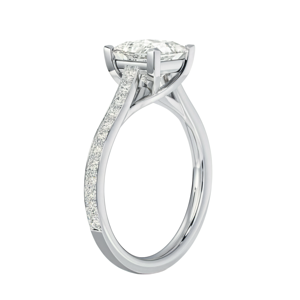 Basilica - Princess - Platinum - Pavé