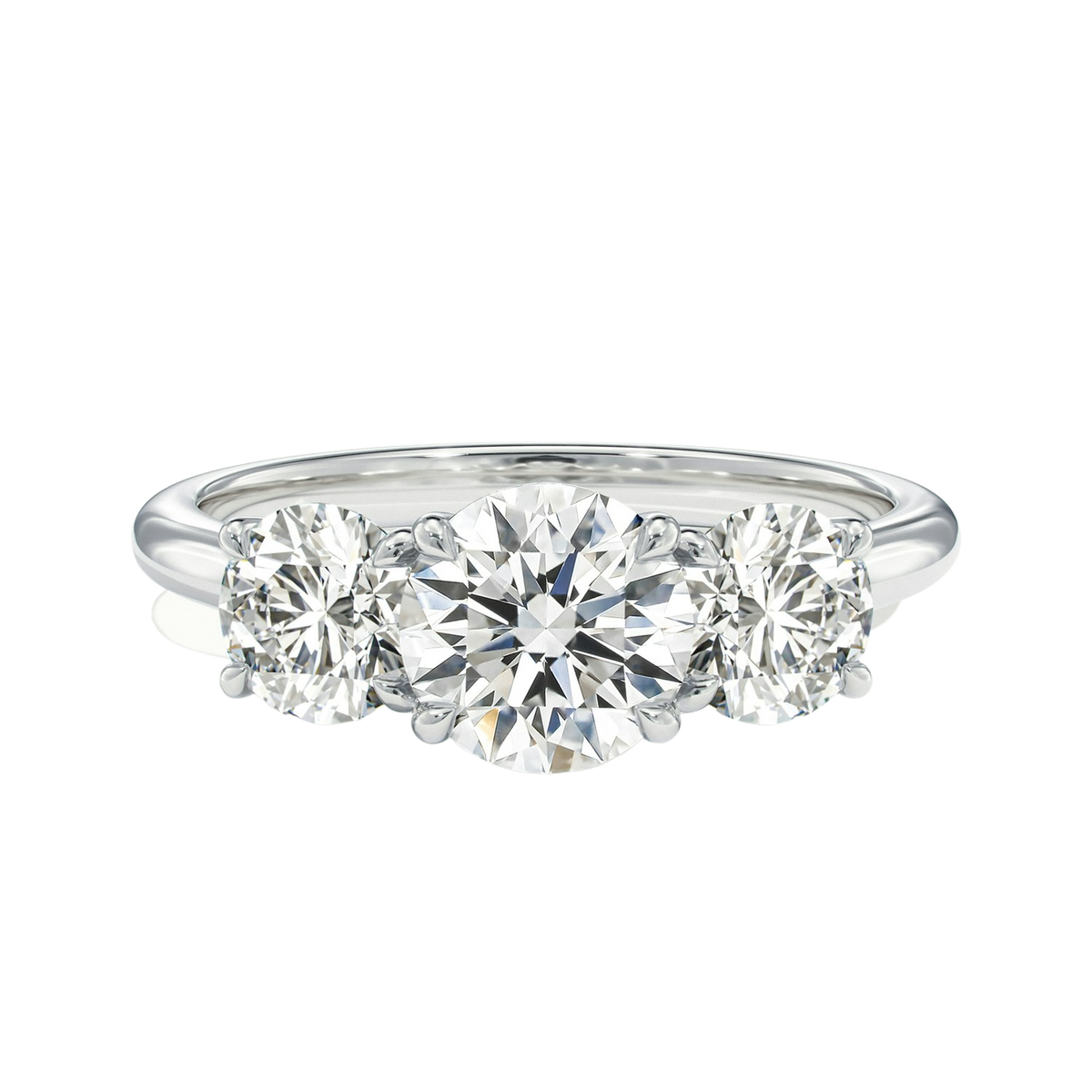 Trinity - Round - Platinum - Plain