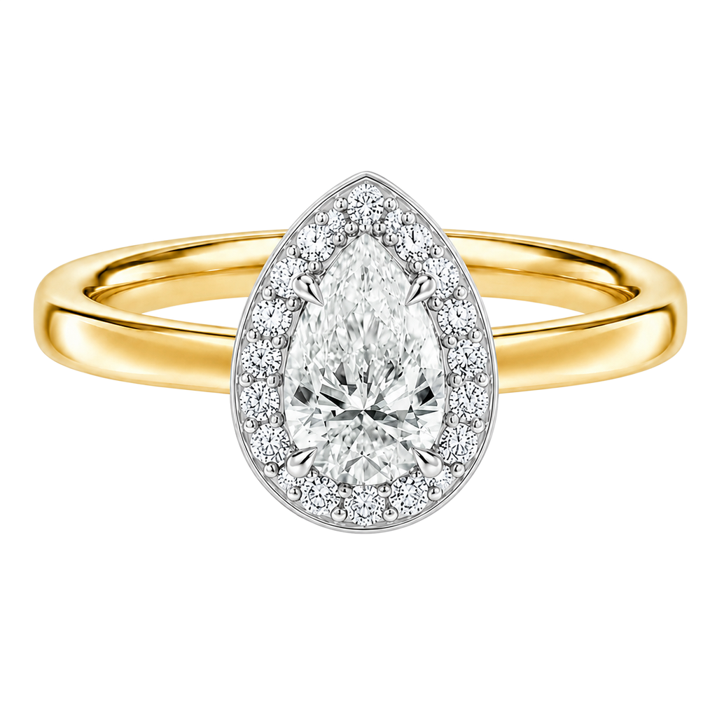 Deneuve - Pear - Yellow/White Tone - Plain