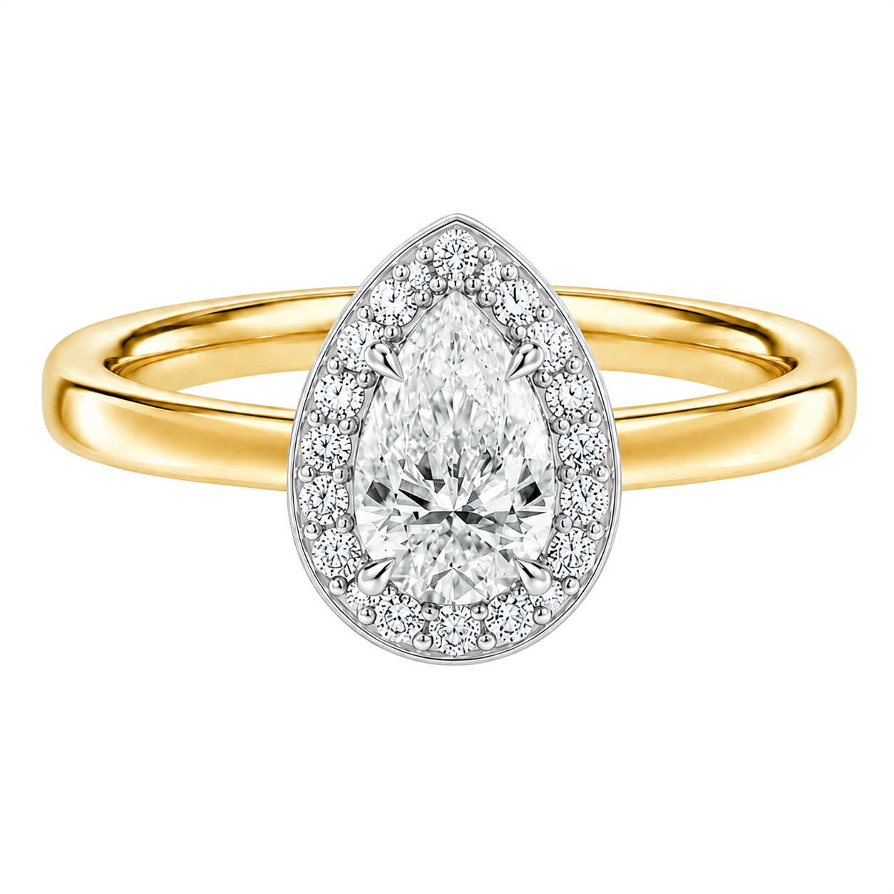 Deneuve - Pear - Yellow/White Tone - Plain