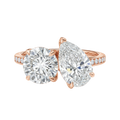 Duo - Round - Rose Gold - Channel