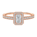Deneuve - Radiant - Rose Gold - Pavé