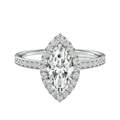 Cordelia - Marquise - Platinum - Channel