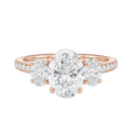 Elysium - Oval - Rose Gold - Channel
