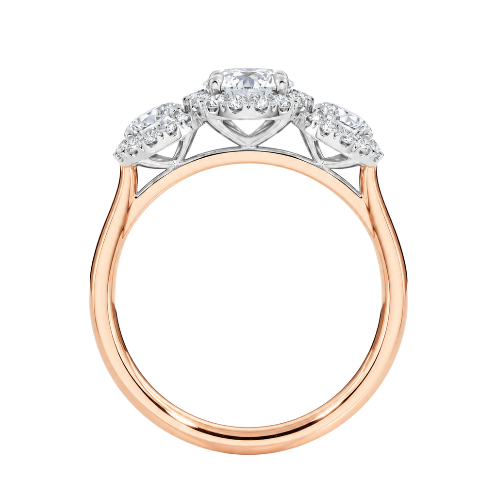 Winslow - Round - Rose/White Tone - Plain