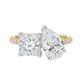 Duo - Princess - Yellow/White Tone - Pavé