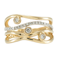 Interwoven Diamond Ring