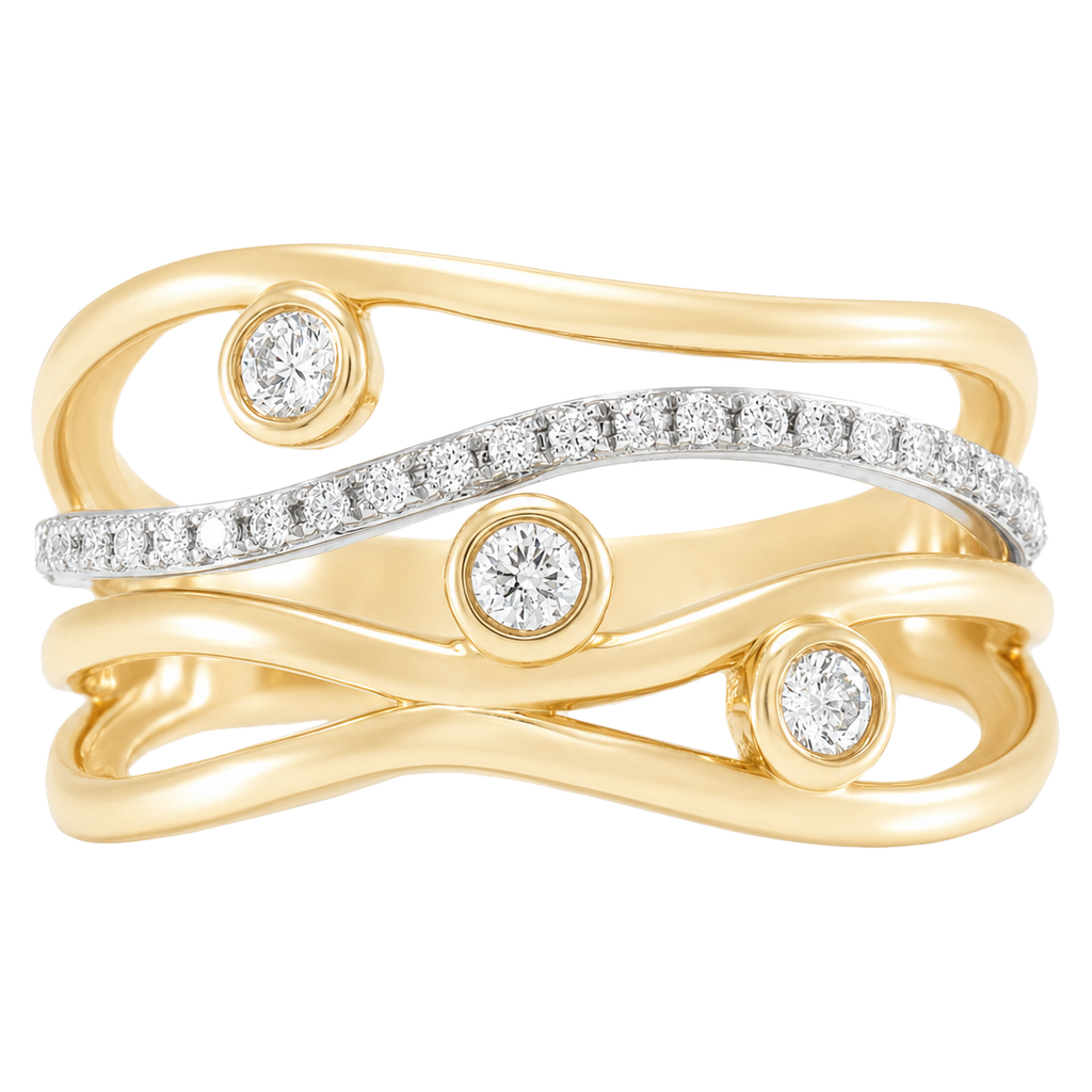Liora - Round - Yellow Gold - Channel
