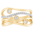 Liora - Round - Yellow Gold - Channel