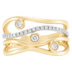 Liora - Round - Yellow Gold - Channel