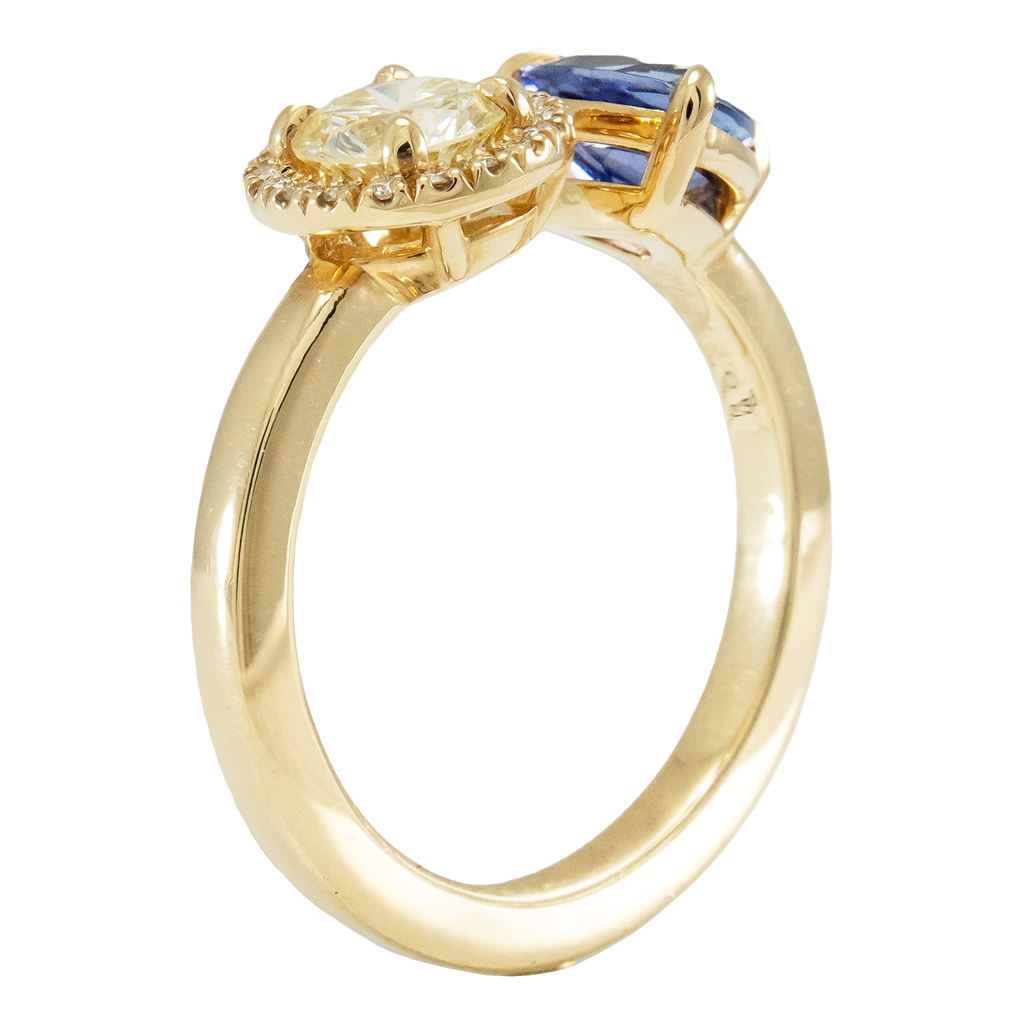 Sapphire Diamond Ring