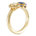 Sapphire Diamond Ring