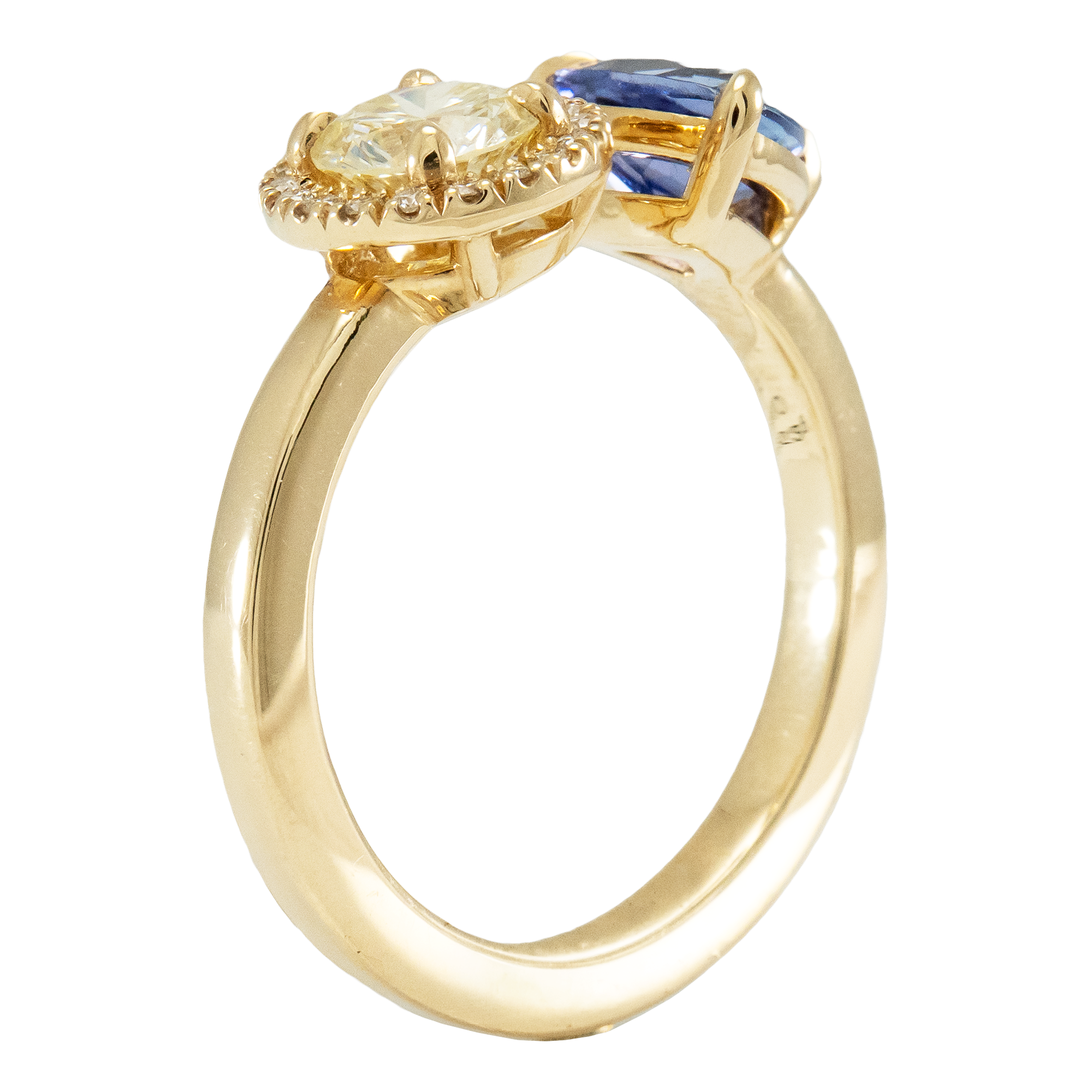 Sapphire Diamond Ring