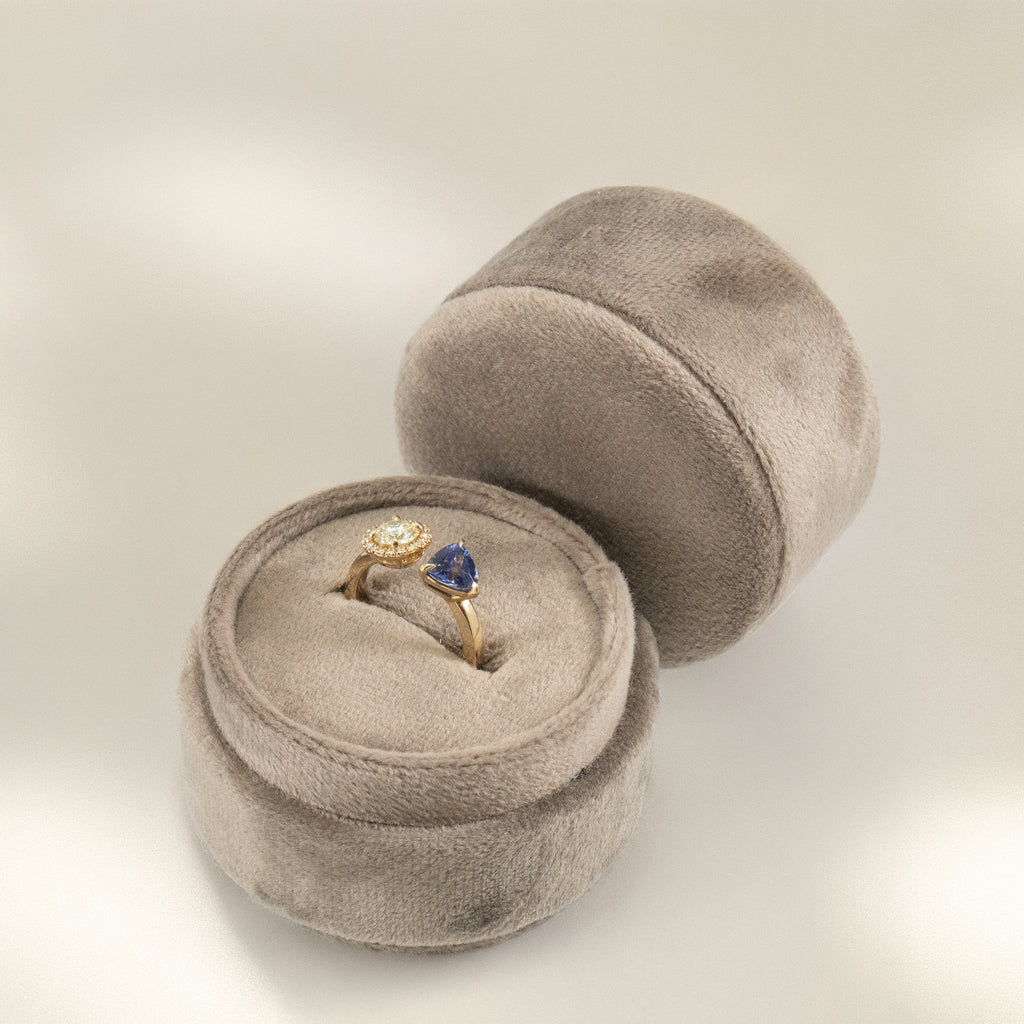 Sapphire Diamond Ring