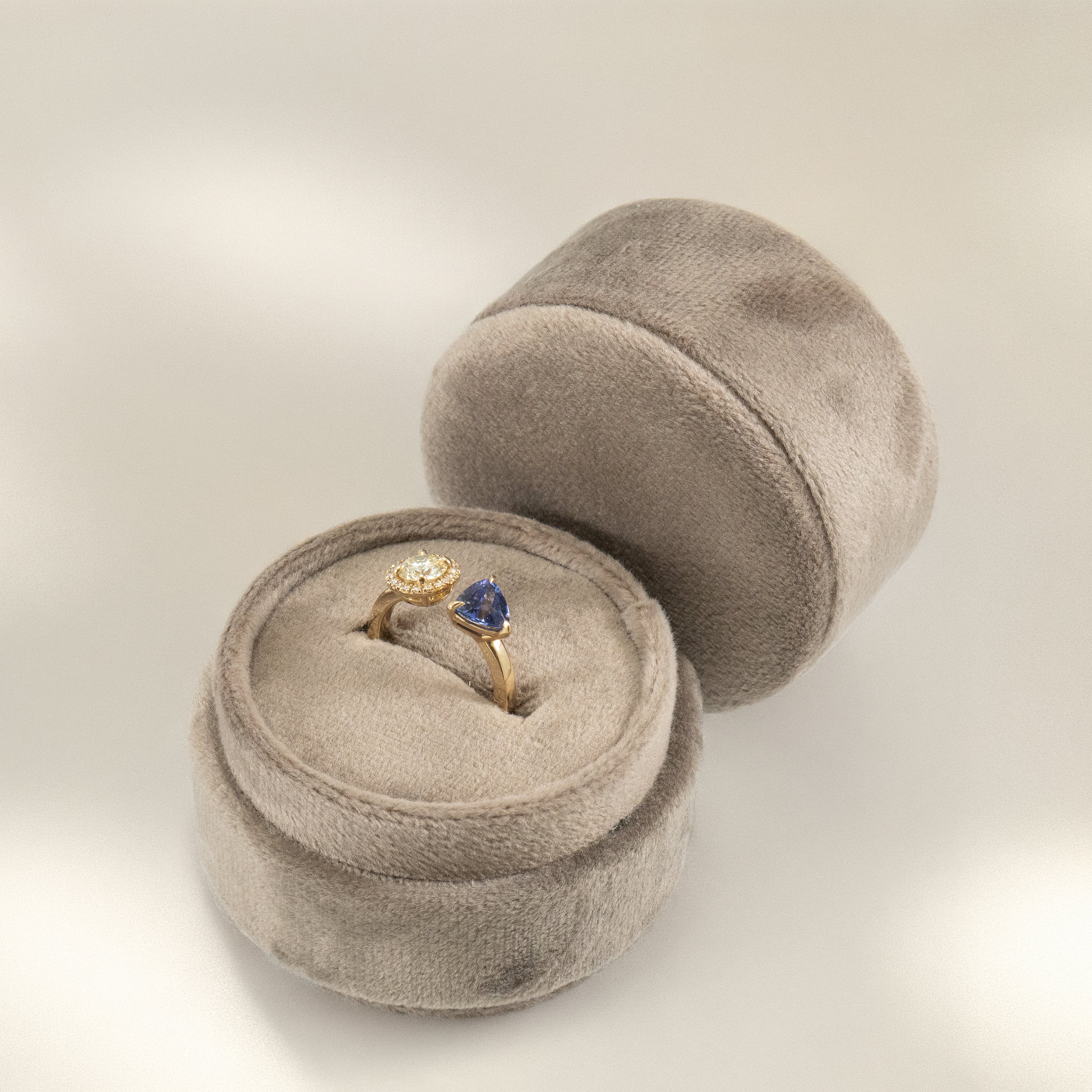 Sapphire Diamond Ring