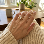 Adriatic Gold Marquise Ring