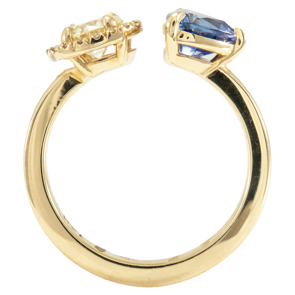 Sapphire Diamond Ring