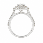 Marielle - Halo - Round - White Gold