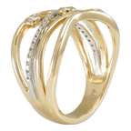 Interwoven Diamond Ring