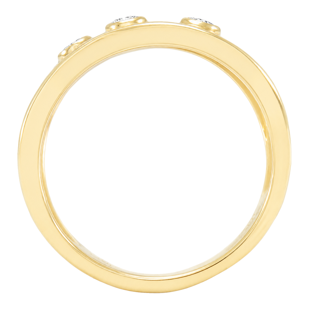Liora - Round - Yellow Gold - Channel