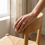 Wave - Round - Yellow Gold - Pavé