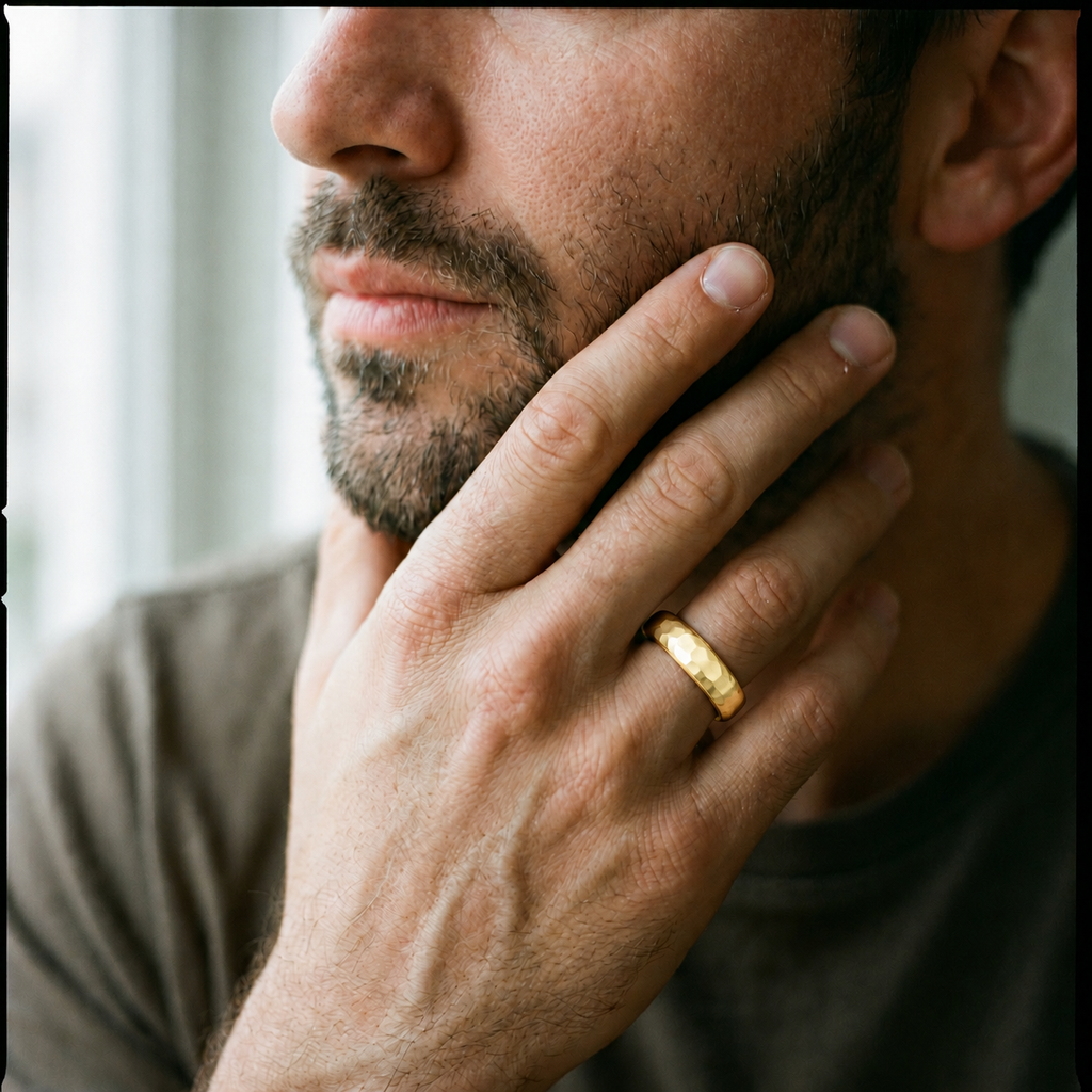 Forge - Yellow Gold - Hammered