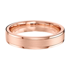 Double Grooved - Rose Gold - Brushed