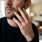 Thin Grooved - Rose Gold - Plain