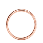 Thin Grooved - Rose Gold - Plain