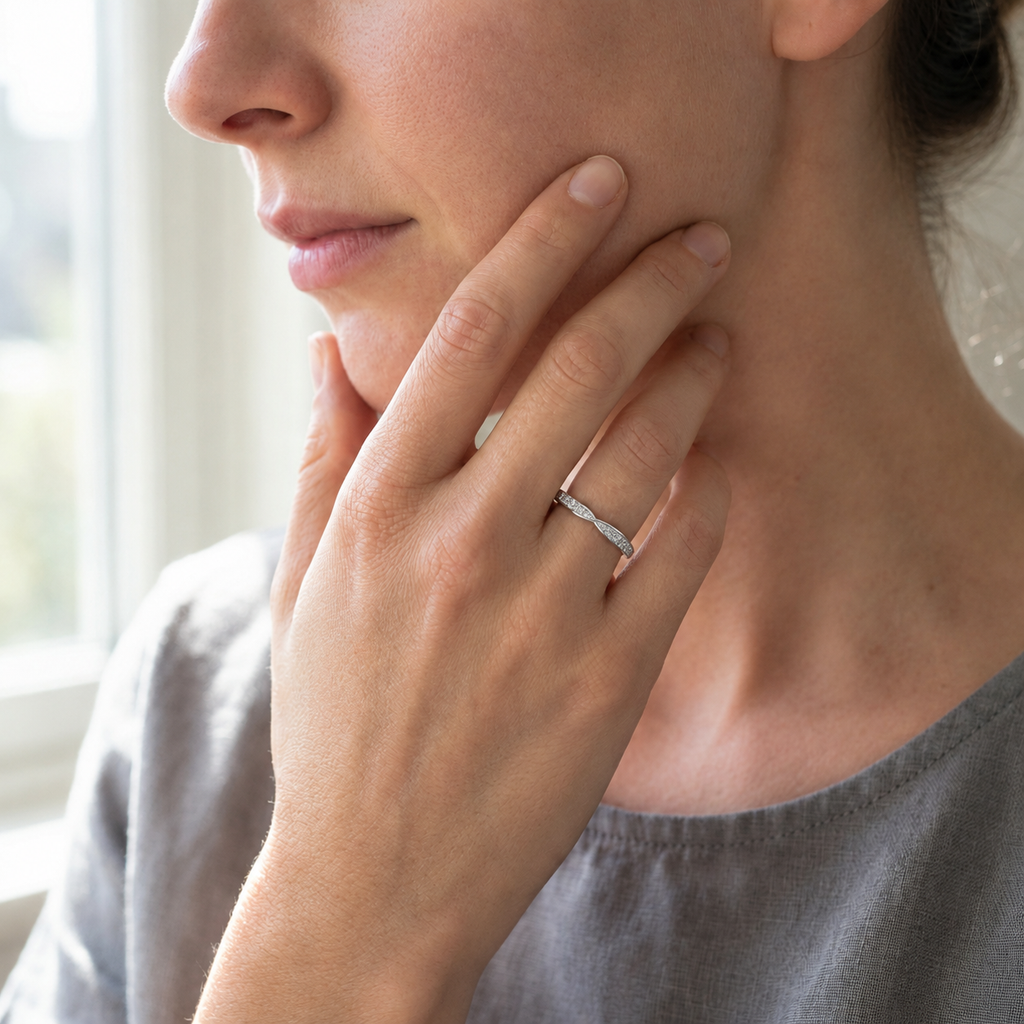 Intersect - Round - White Gold - Pavé
