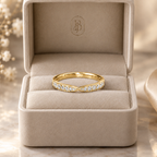 Intersect - Round - Yellow Gold - Pavé