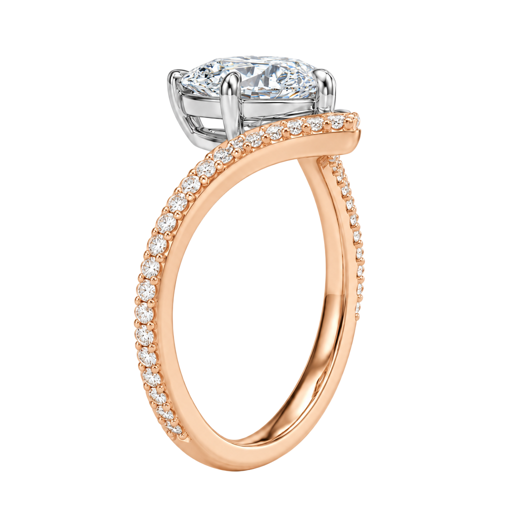 Blaire - Pear - Rose/White Tone - Pavé